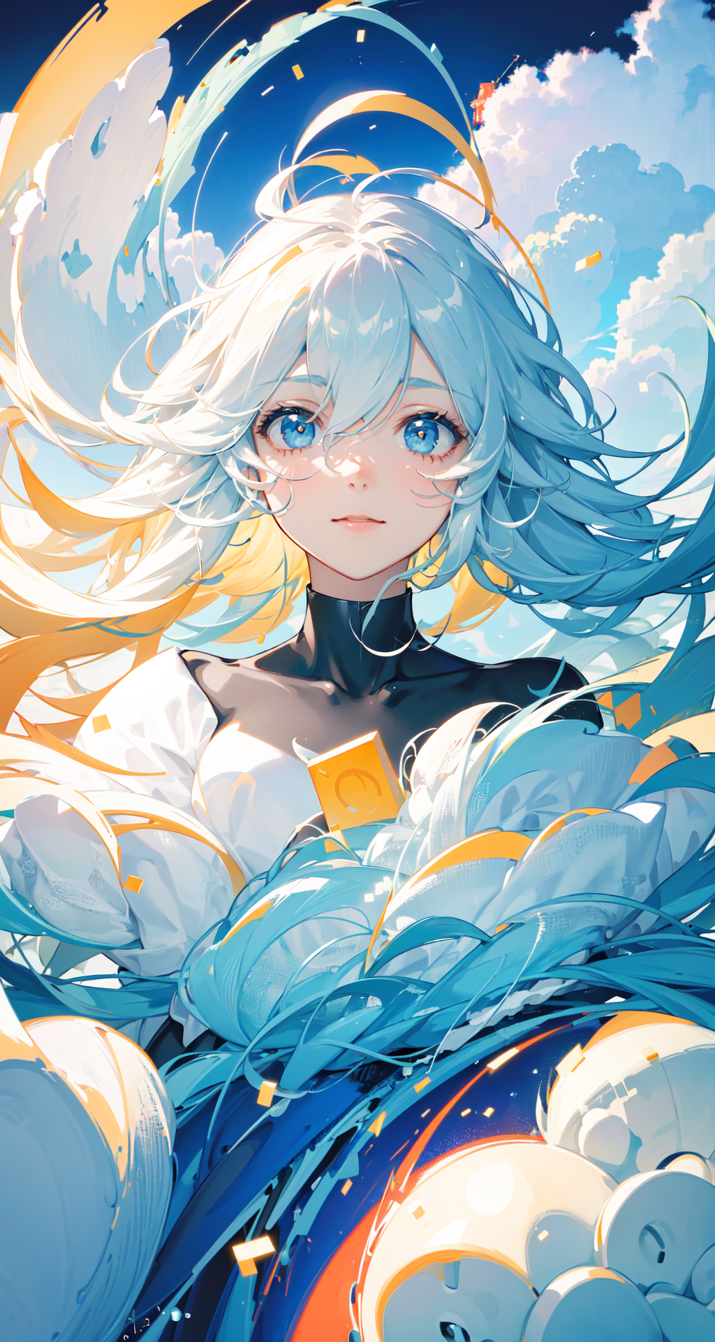 39225-1825155749-masterpiece, best quality, movie still, 1girl, floating in the sky, cloud girl, cloud, (close-up_1.1), bright, happy, fun, soft.png